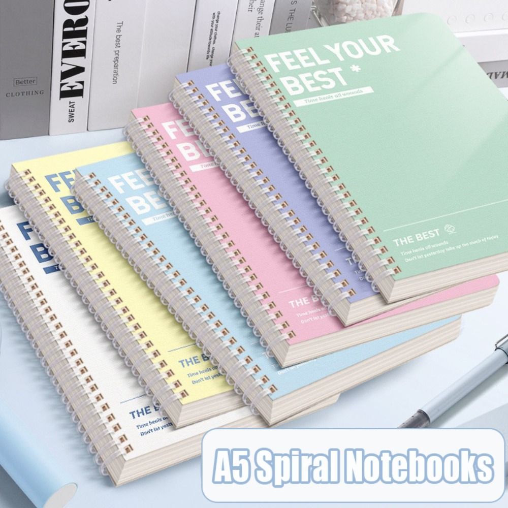 Graph Paper Pad - 60장/책 고품질 A5 스프링 노트 천공
