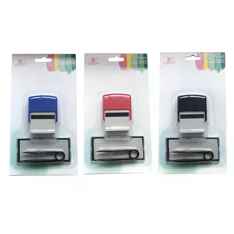 Self Inking Stamp - 고무 스탬프 키트 DIY 맞춤형 개인용
