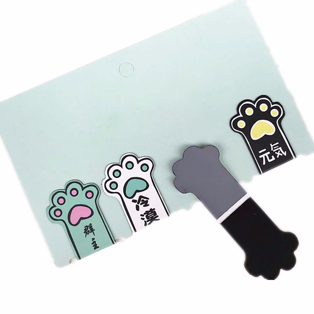 Paperclip Magnetic Set - 학생 상품 4개/세트 Catoon 클립 사무용품