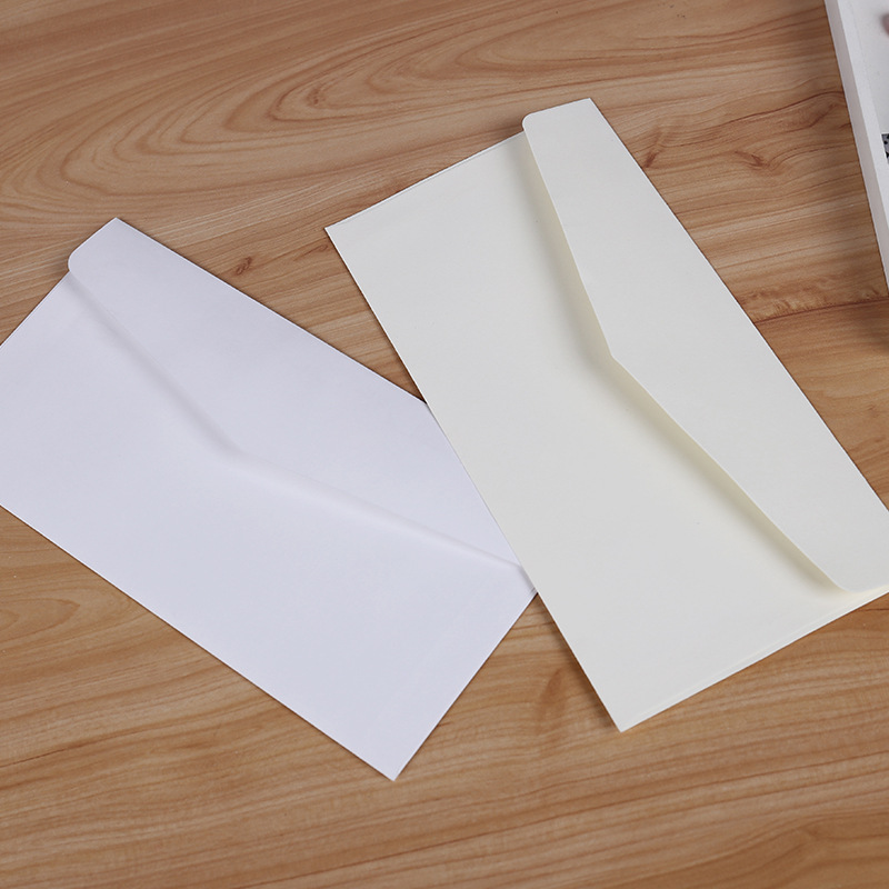 Letter Envelope Kraft - 클래식 종이 봉투 화이트 블랙 크래프트