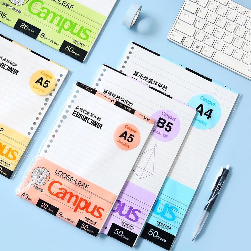 Notebook Dotted A5 - 일본 KOKUYO 캠퍼스 마카롱 노트 북