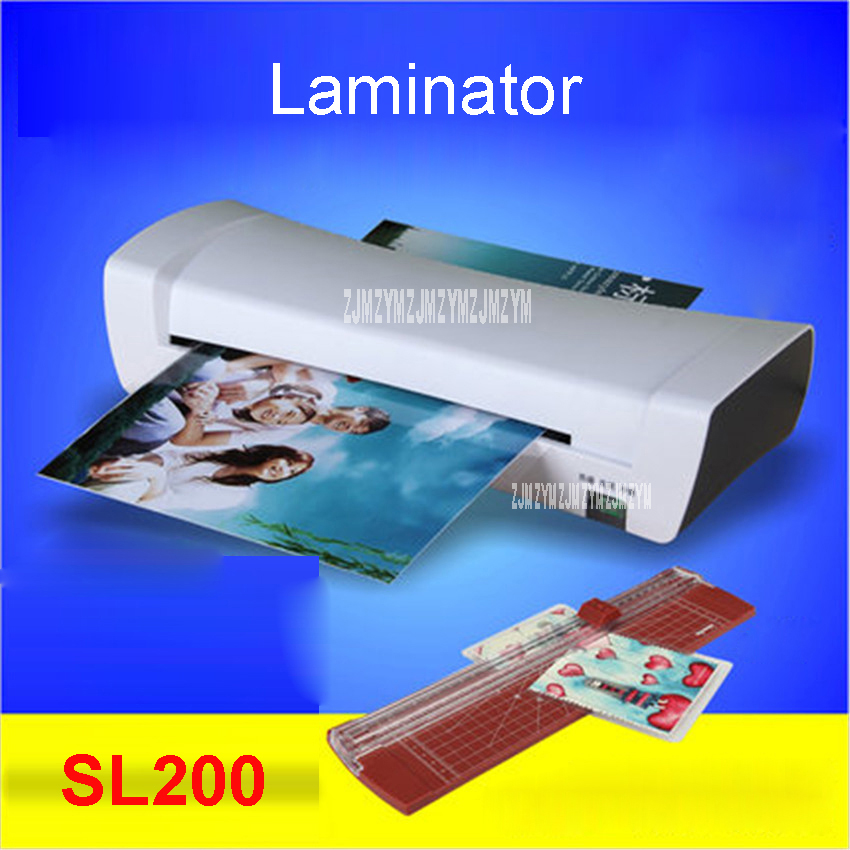 Document Laminator Pouch - SL200 화이트 A4 사진 라미네이터, 사무실