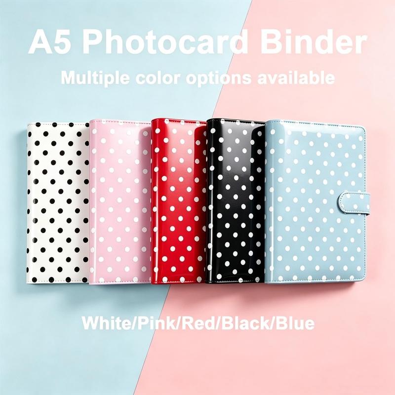 Notebook Dotted A5 - A5 폴카 도트 6링 카드 수집