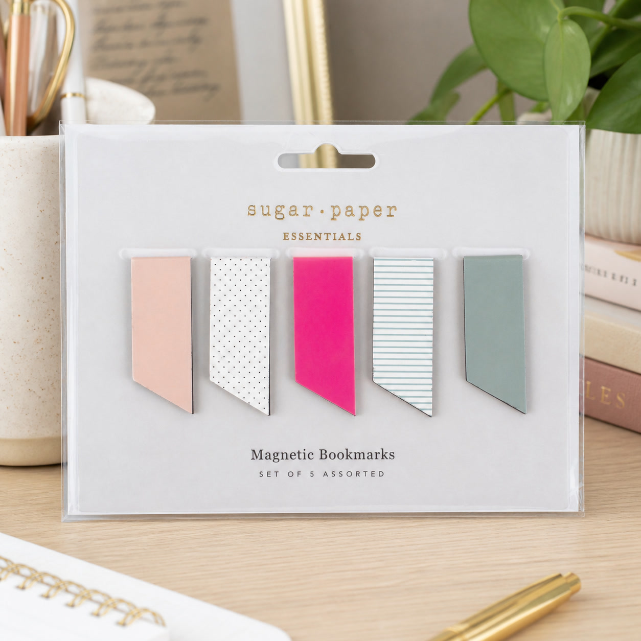 Paperclip Magnetic Set - 스타일리시한 종이 클립이 포함된 자석 북마크