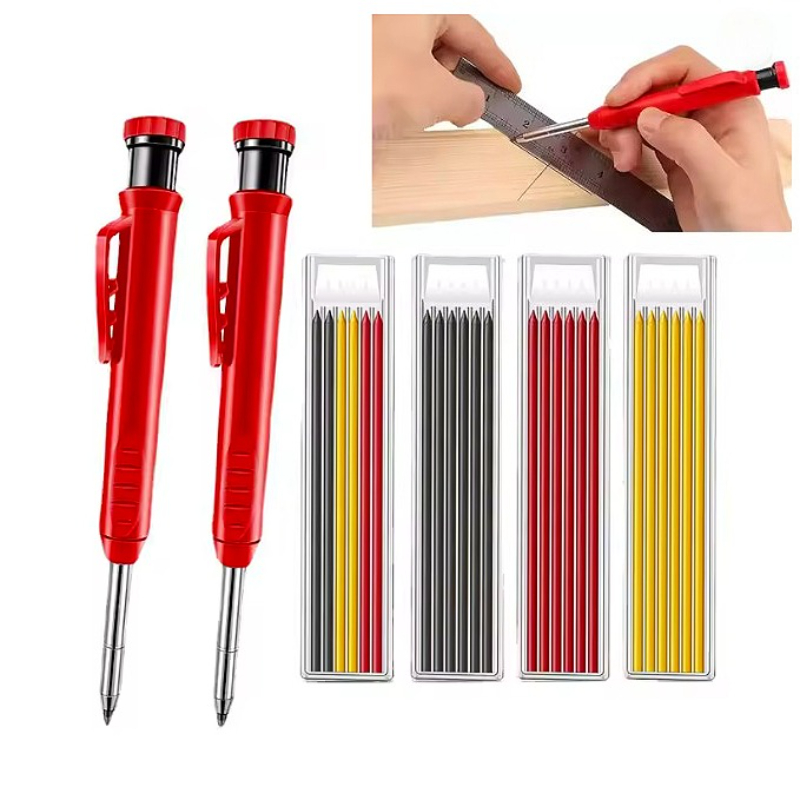 Mechanical Pencil Lead - 단단한 목수 연필 세트 목공 도구