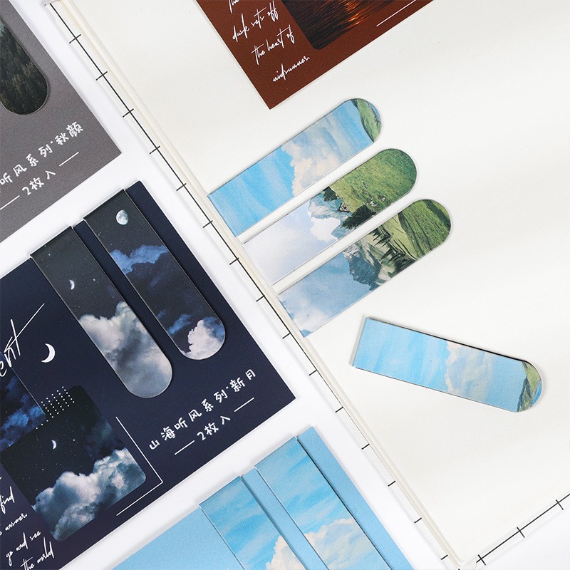 Paperclip Magnetic Set - 6pcs 자기 책갈피 세트 페이딩 뷰티