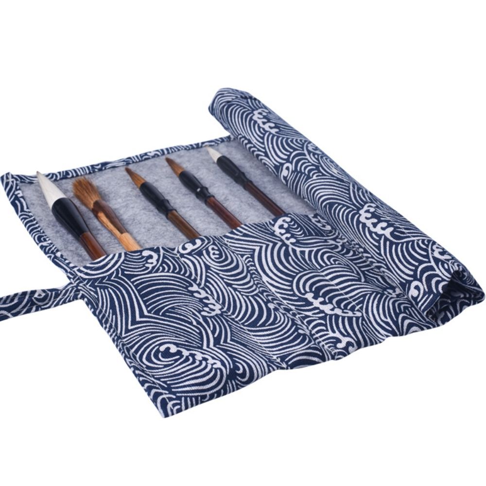Pen Pouch Roll - 중국 스타일 롤펜 커튼 롤업 빈티지