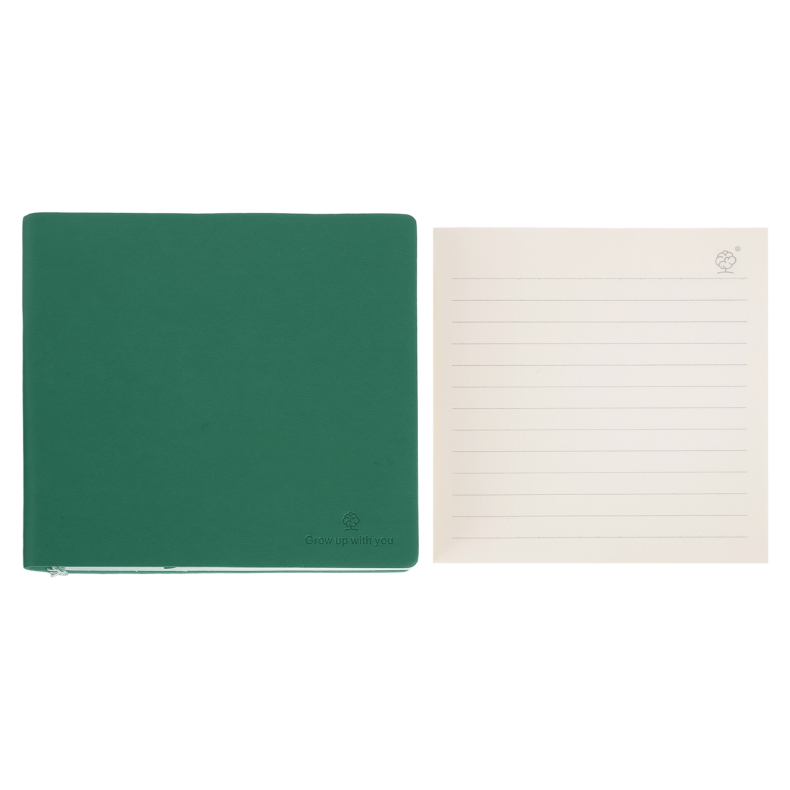 Journal Leather Hardcover - 정사각형 하드커버 노트 6