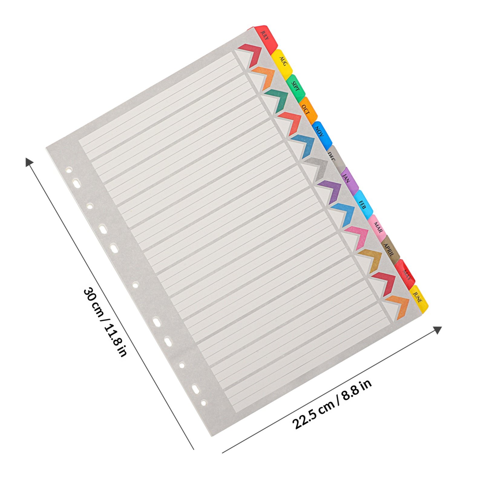 12매 바인더 디바이더 탭, 탈부착 가능한 A4 인덱스 - Index Tab Divider 리뷰 및 가격