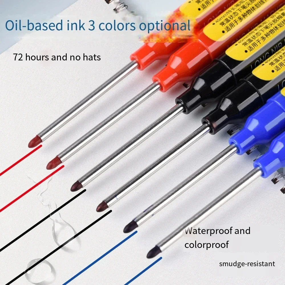 다용도 45mm 딥 드릴 홀 롱 니브 방수 마커 펜 ( - Stationery Supply 리뷰 및 가격
