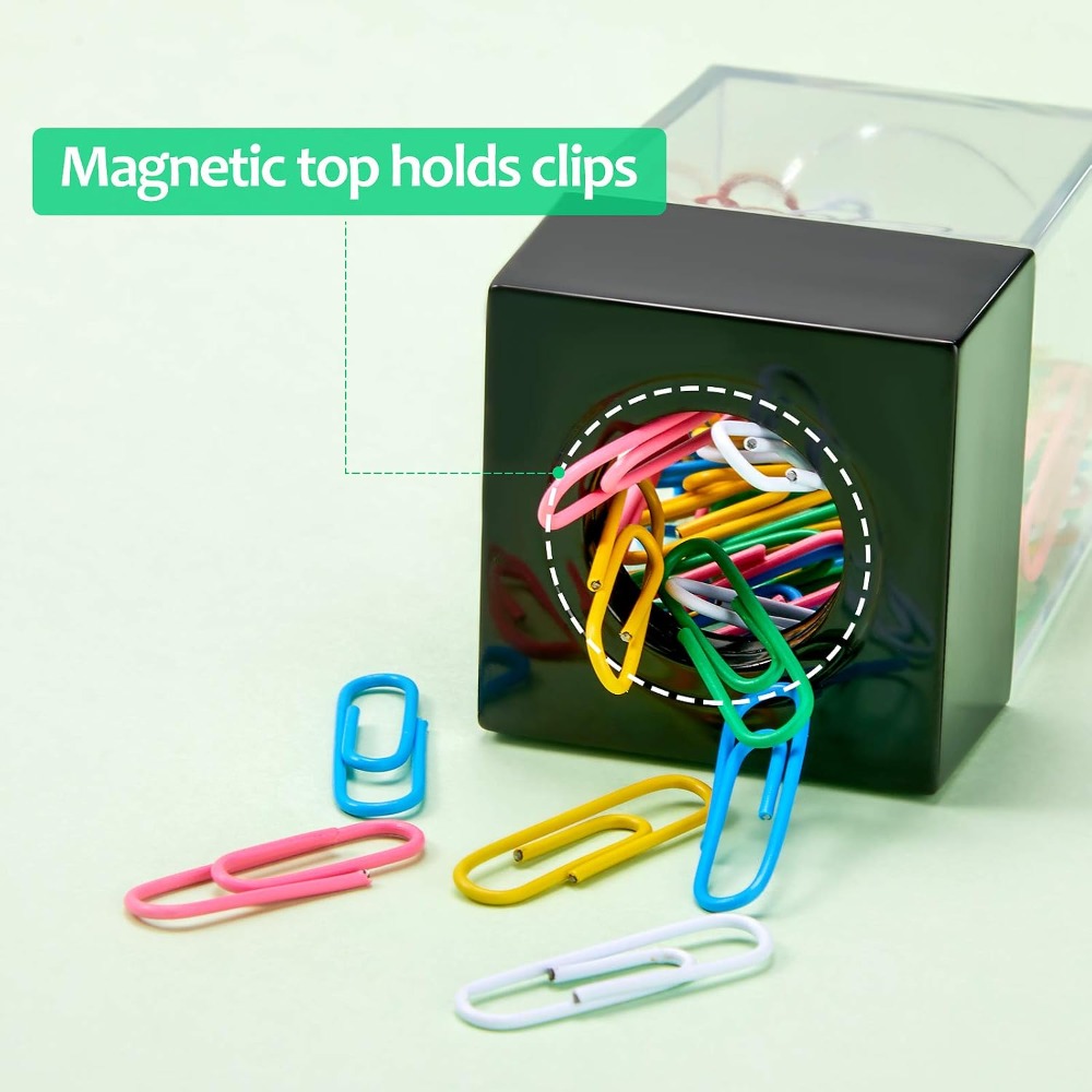 자석식 종이 클립 디스펜서 4개 세트 - 사무실 및 학 - Paperclip Magnetic Set 리뷰 및 가격
