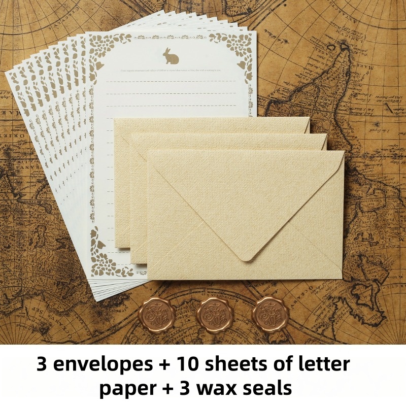 16PCS 빈티지 리넨 봉투 고급 웨딩 초대장 세트 레 - Letter Envelope Kraft 리뷰 및 가격