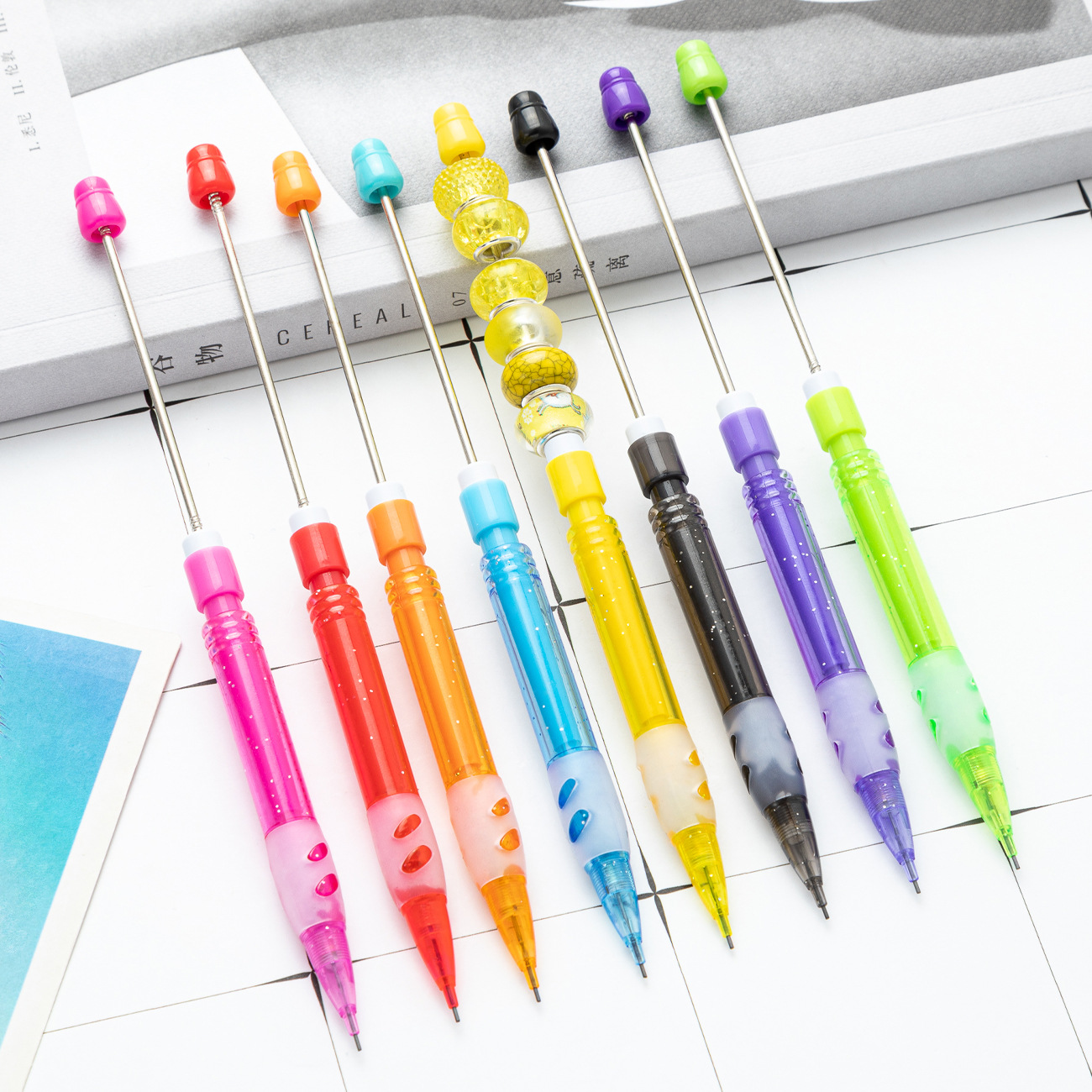 학생을위한 9Pcs DIY 파란색 연필 비 선명 연필  - Mechanical Pencil Lead 리뷰 및 가격