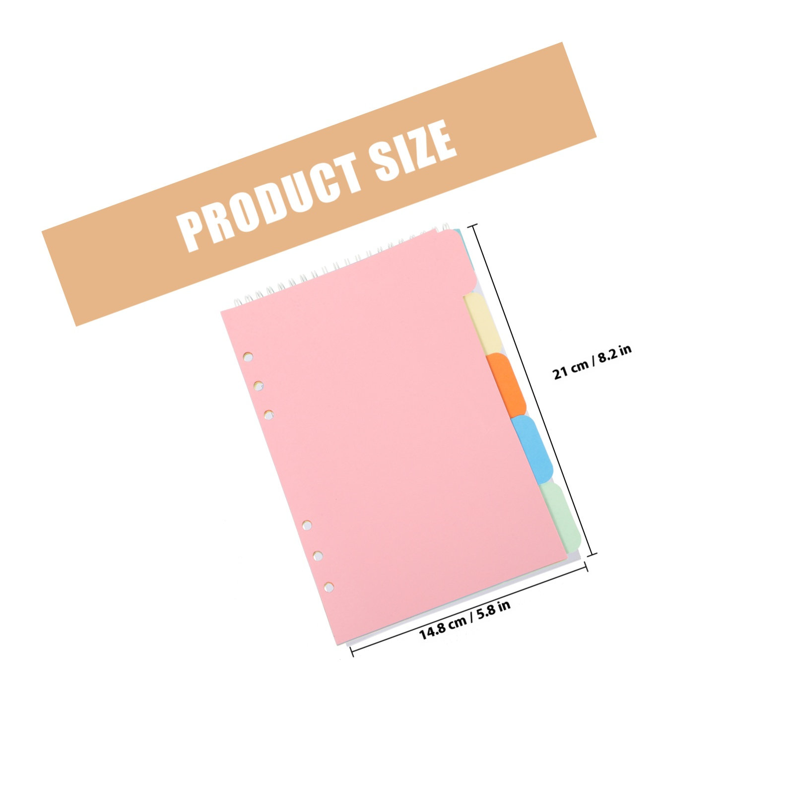 1세트 A5 탭 디바이더 색상별 5가지 색상 와이드 탭 - Index Tab Divider 리뷰 및 가격