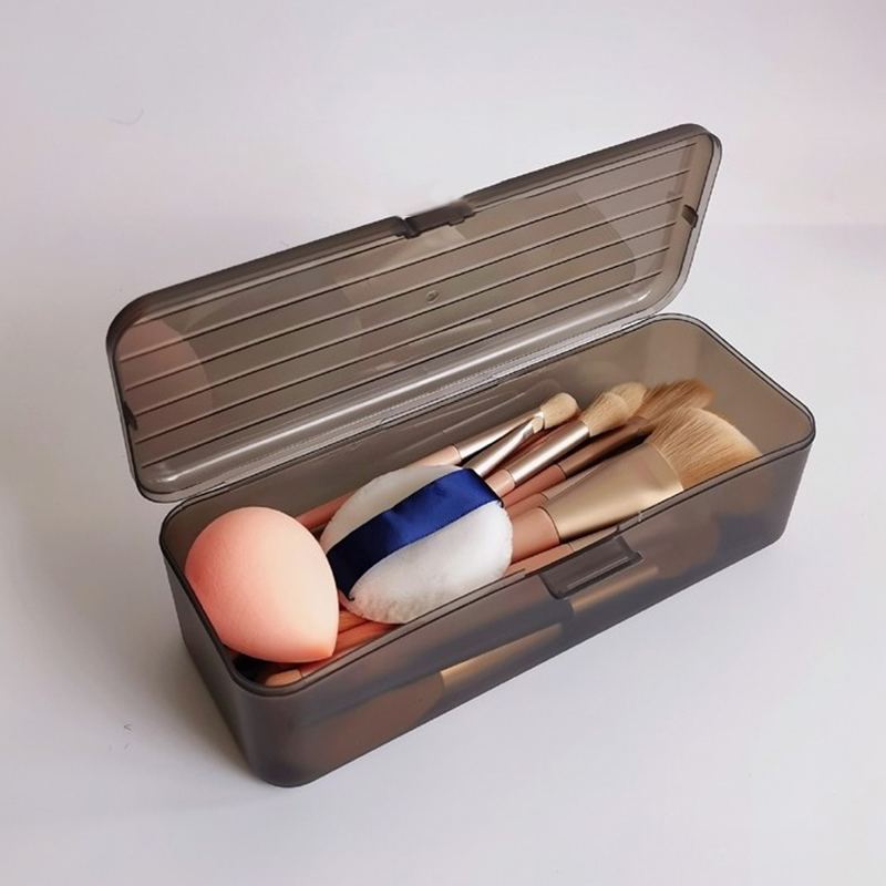 1PC 투명 플라스틱 화장품 보관 상자 메이크업 브러쉬 - Stationery Supplier 리뷰 및 가격
