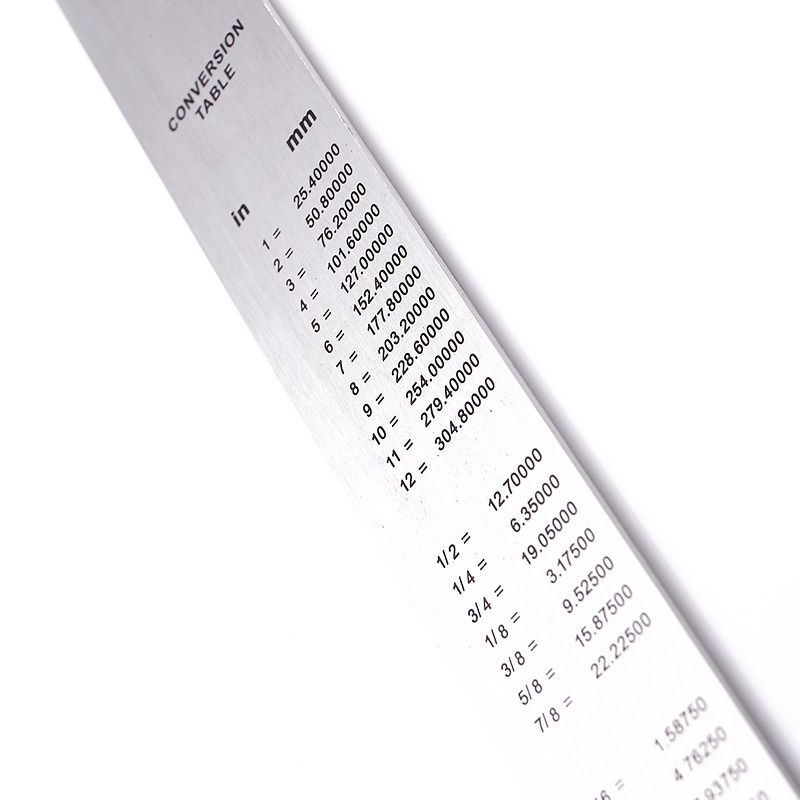 델리 20cm 스테인레스 스틸 금속 직선 눈금자 MM  - Stationery Office And School Supply Stores 리뷰 및 가격