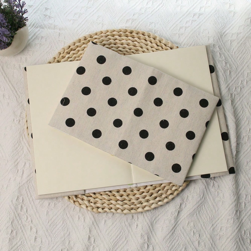 A5 A6 주 회색 배경 검정색 도트 노트북 커버 플래 - Notebook Dotted A5 리뷰 및 가격