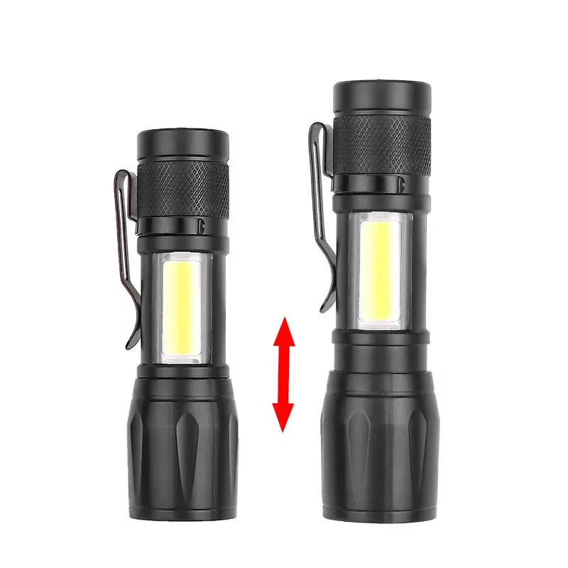 미니 LED 손전등 COB+XPE 휴대용 토치 USB  - Stationery Supply 리뷰 및 가격