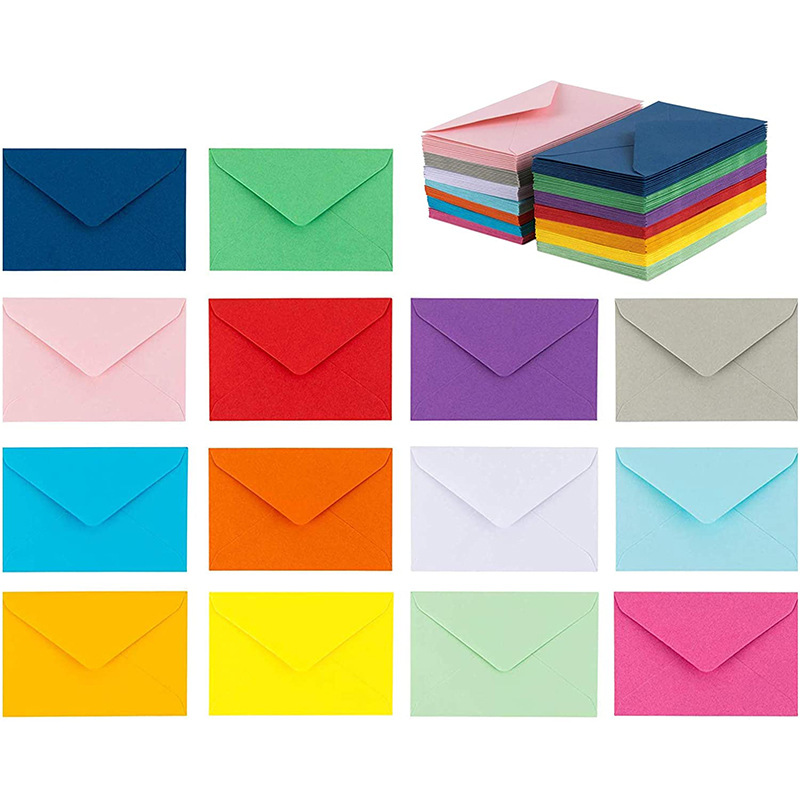 미니 컬러 봉투, 멤버십 카드 용지 보관, 빈 봉투,  - Letter Envelope Kraft 리뷰 및 가격