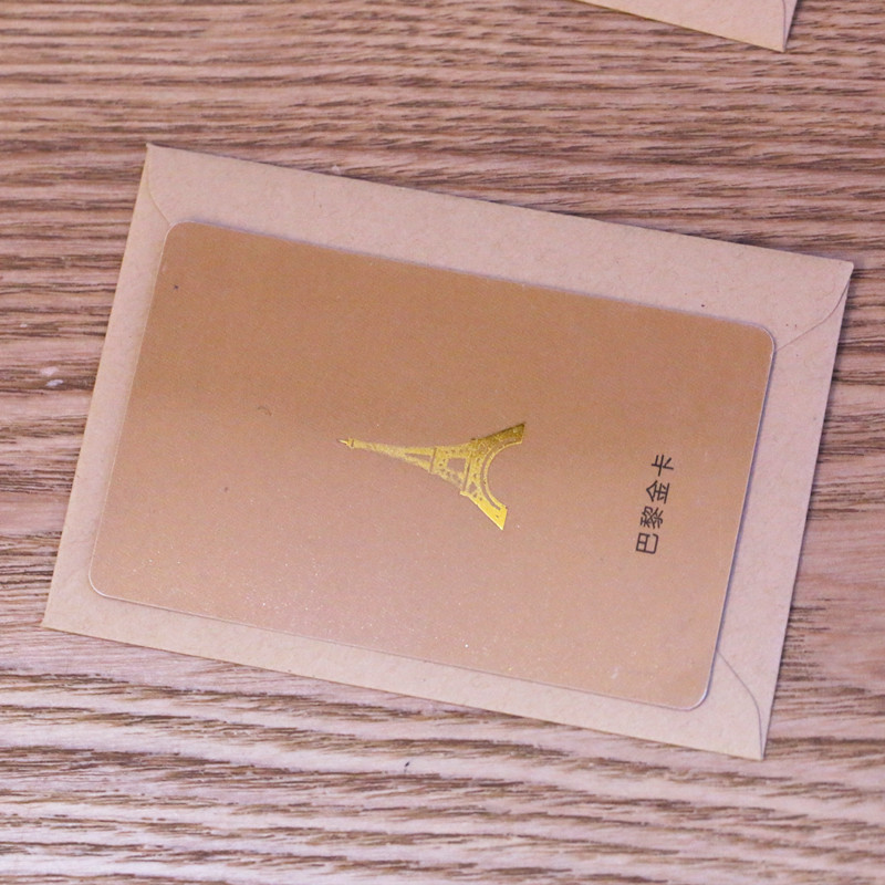 미니 컬러 봉투, 멤버십 카드 용지 보관, 빈 봉투,  - Letter Envelope Kraft 리뷰 및 가격
