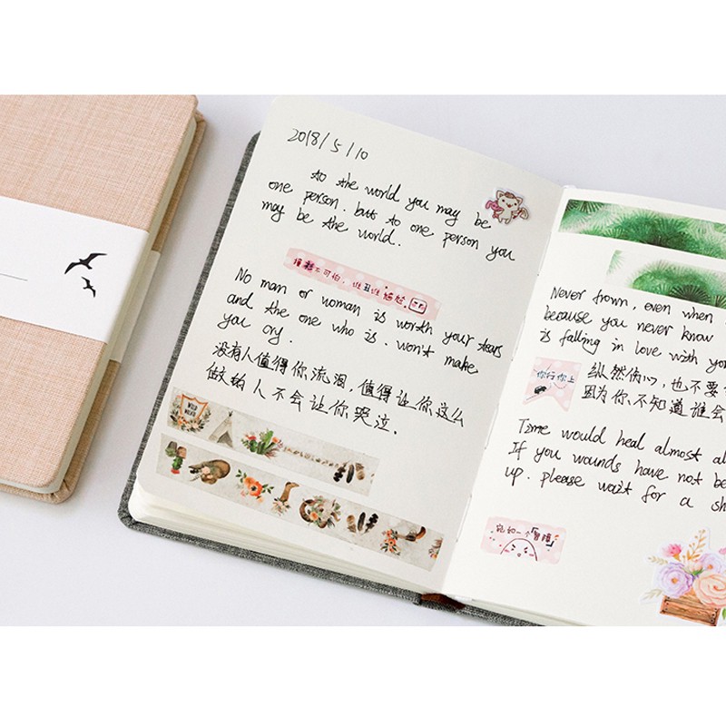 빈 및 격자 종이 노트 리넨 하드 커버 256 페이지  - Notebook Dotted A5 리뷰 및 가격