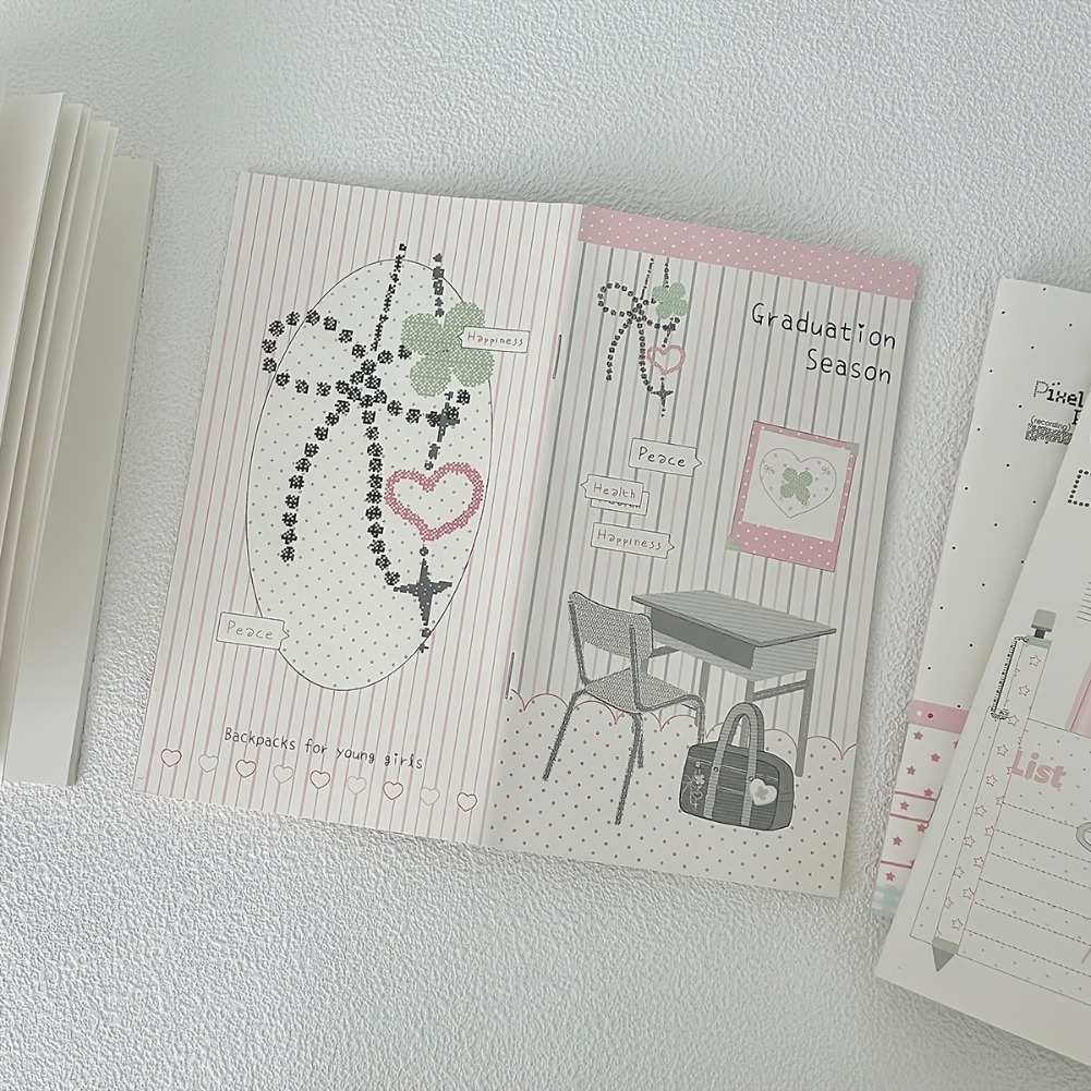 한국어 포켓 뮤지컬 노트 A6 빈 페이지 휴대용 일일  - Graph Paper Pad 리뷰 및 가격