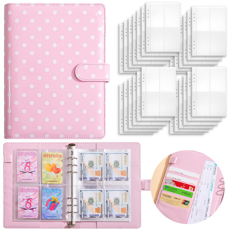 A5 도트형 루즈리프 예산 노트, 멀티 카드 슬롯 재정 - Notebook Dotted A5 리뷰 및 가격