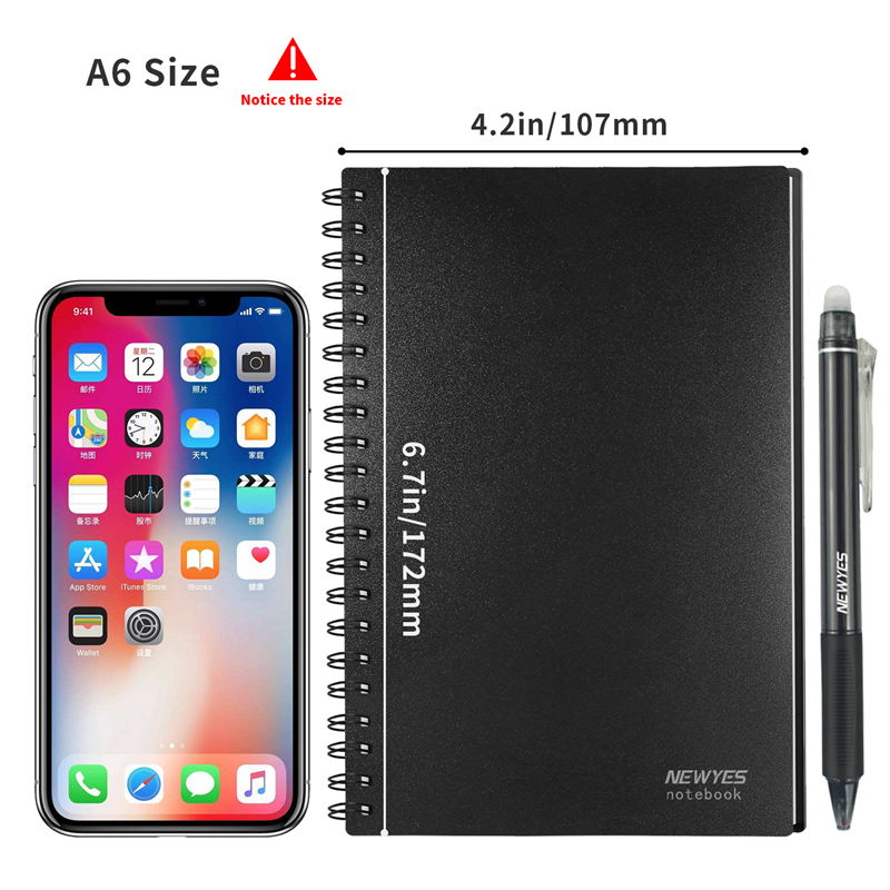 A6 크기 스마트 재사용 가능한 지울 수있는 노트북 전 - Graph Paper Pad 리뷰 및 가격