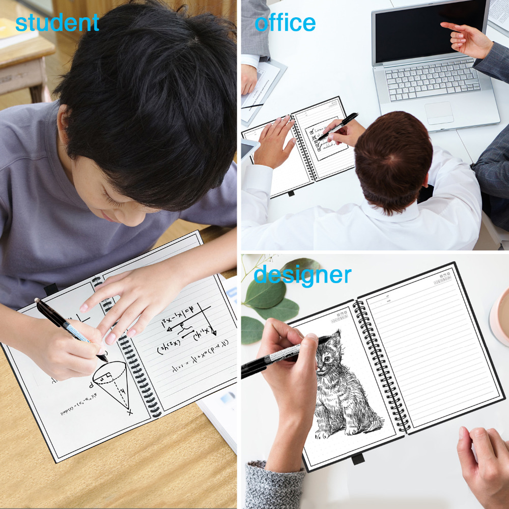 A6 크기 스마트 재사용 가능한 지울 수있는 노트북 전 - Graph Paper Pad 리뷰 및 가격