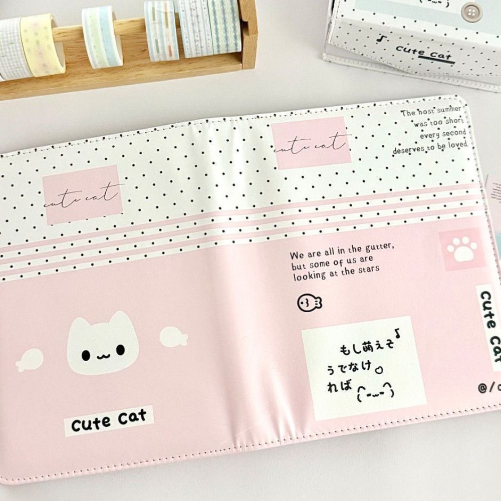 한국어 A5 루즈리프 노트 PU 가죽 물방울 무늬 고양 - Notebook Dotted A5 리뷰 및 가격