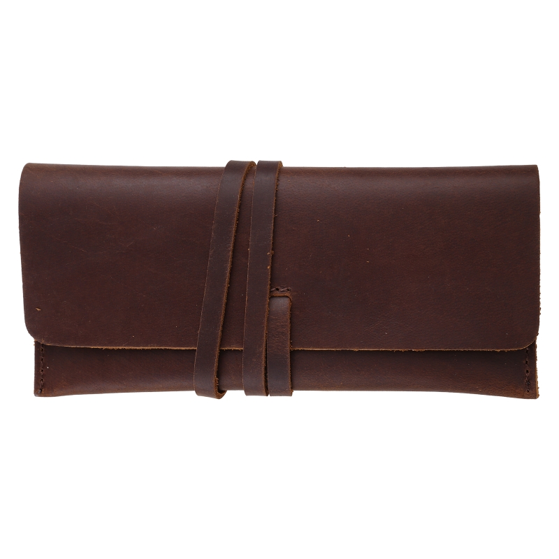 레트로 빈티지 수제 소 가죽 펜 가방, 롤 연필 케이스 - Pen Pouch Roll 리뷰 및 가격