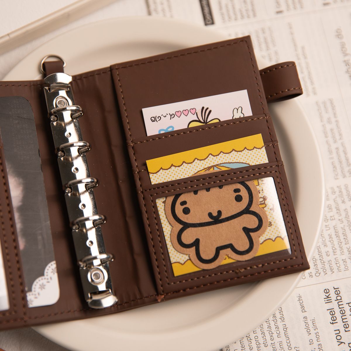 귀여운 핑크색 M5 루즈리프 하드커버 저널 PU 가죽  - Journal Leather Hardcover 리뷰 및 가격
