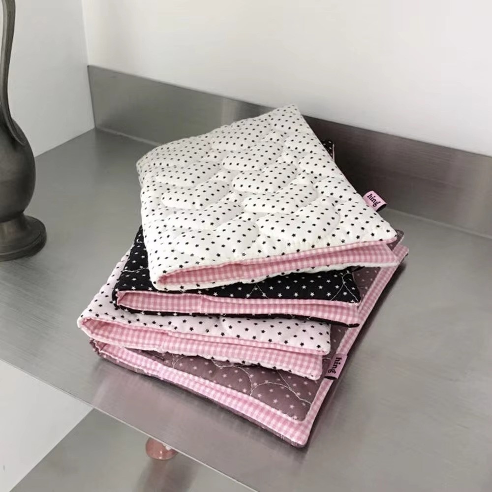 Ins 퀼트 코튼 A5 책 커버 도파민 폴카 도트 패턴 - Notebook Dotted A5 리뷰 및 가격