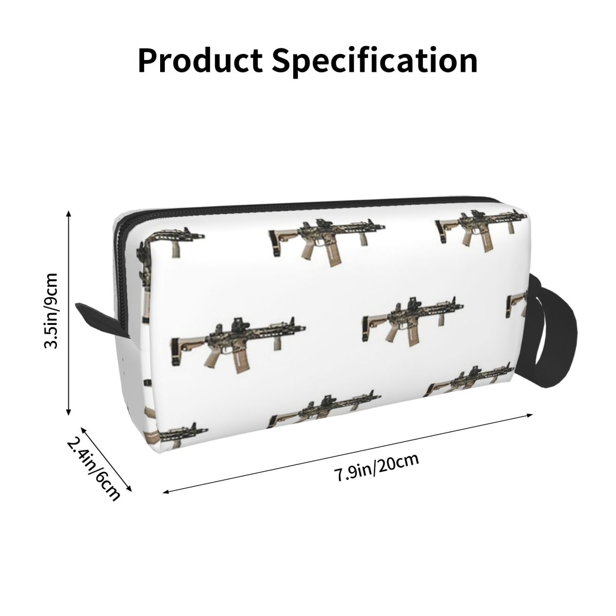 AR-15 탄 카모 건 화이트 연필 케이스 어린이용 펜 - Tan Stationery & Office Supply 리뷰 및 가격