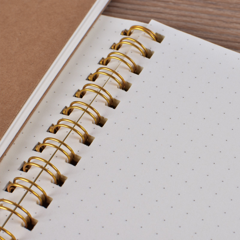 A5 노트북 저널, 미디엄 크래프트 그리드 도트, 빈  - Notebook Dotted A5 리뷰 및 가격