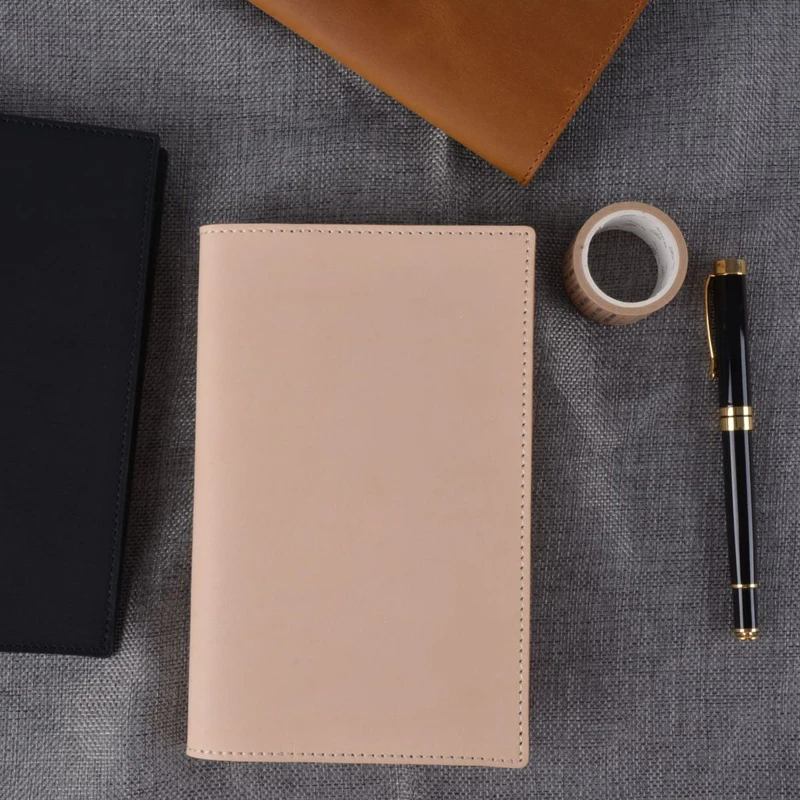 Fromtheon 야채 무두질 정품 가죽 커버 노트북, - Tan Stationery & Office Supply 리뷰 및 가격