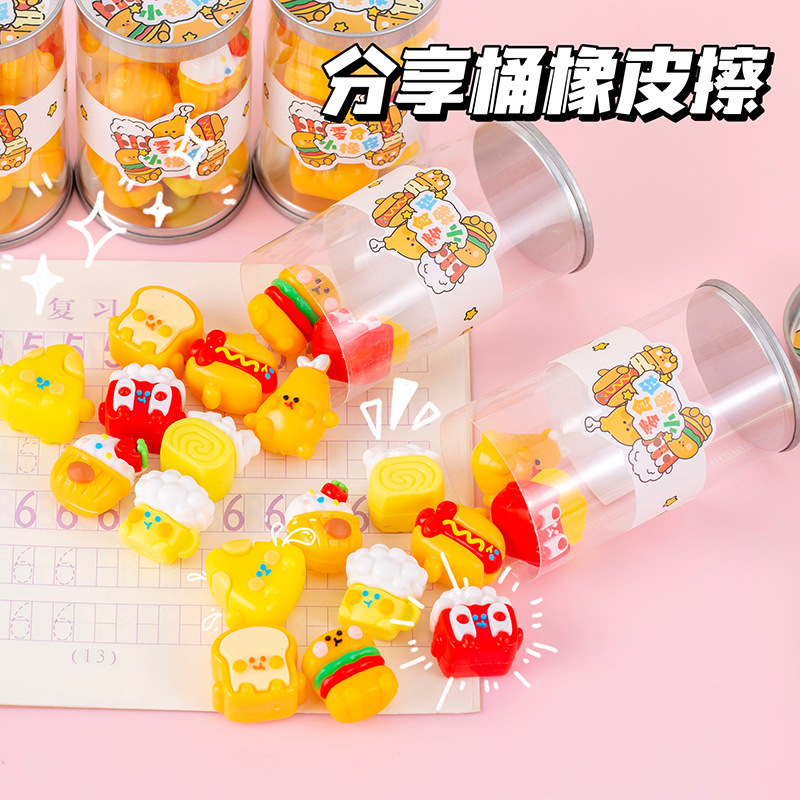 창의적인 만화 간식 지우개 3D 시뮬레이션 햄버거 디자 - Stationery Supply 리뷰 및 가격
