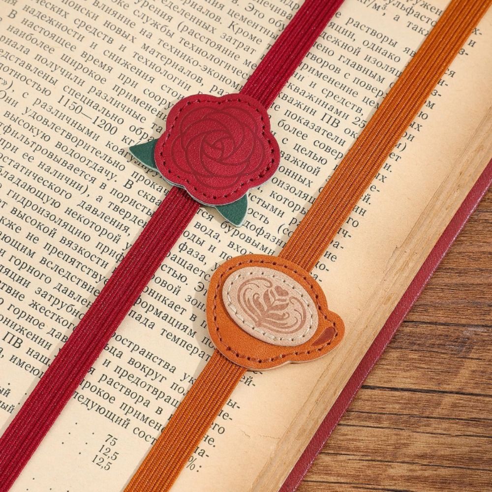 빈티지 탄성 밴드 가죽 북마크 우아한 분실 방지 PU  - Journal Leather Hardcover 리뷰 및 가격