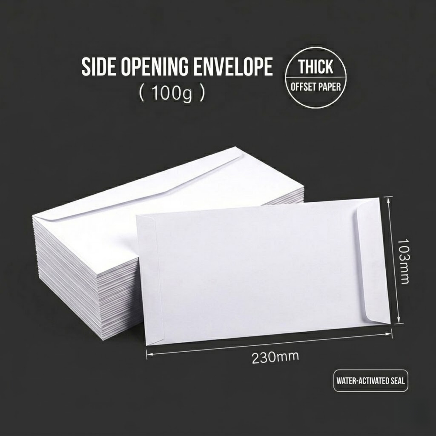 50Pcs DL 흰색 봉투 230x103mm 헤비급 1 - Letter Envelope Kraft 리뷰 및 가격