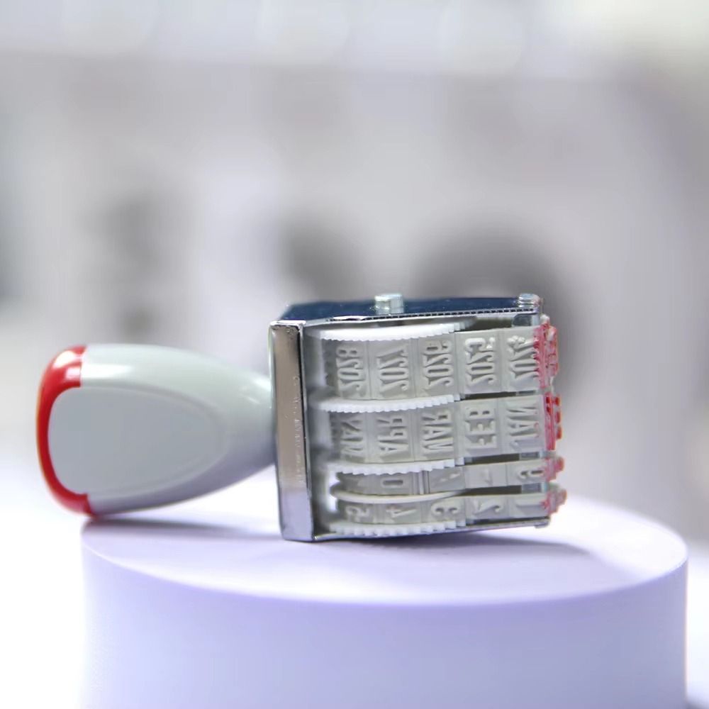 실용적인 디지털 날짜 휠 스탬프 조절 가능한 선명한 각 - Self Inking Stamp 리뷰 및 가격