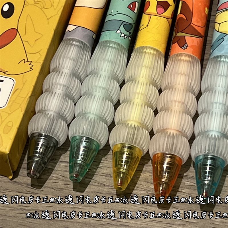 투명 실리콘 포켓몬 개폐식 젤 펜 빠른 건조 검정 잉크 - Stationery Supplier 리뷰 및 가격
