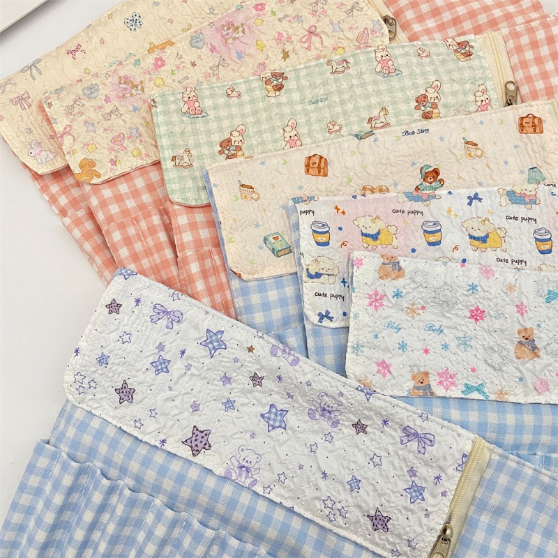 귀여운 만화 캐릭터 엠보싱 연필 롤백 휴대용 여행용 수 - Pen Pouch Roll 리뷰 및 가격