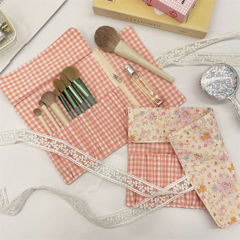 귀여운 만화 캐릭터 엠보싱 연필 롤백 휴대용 여행용 수 - Pen Pouch Roll 리뷰 및 가격