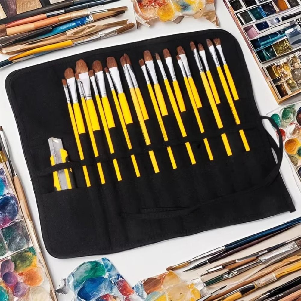 30슬롯 페인팅 브러쉬 보관 가방 휴대용 방수 롤업 펜 - Pen Pouch Roll 리뷰 및 가격
