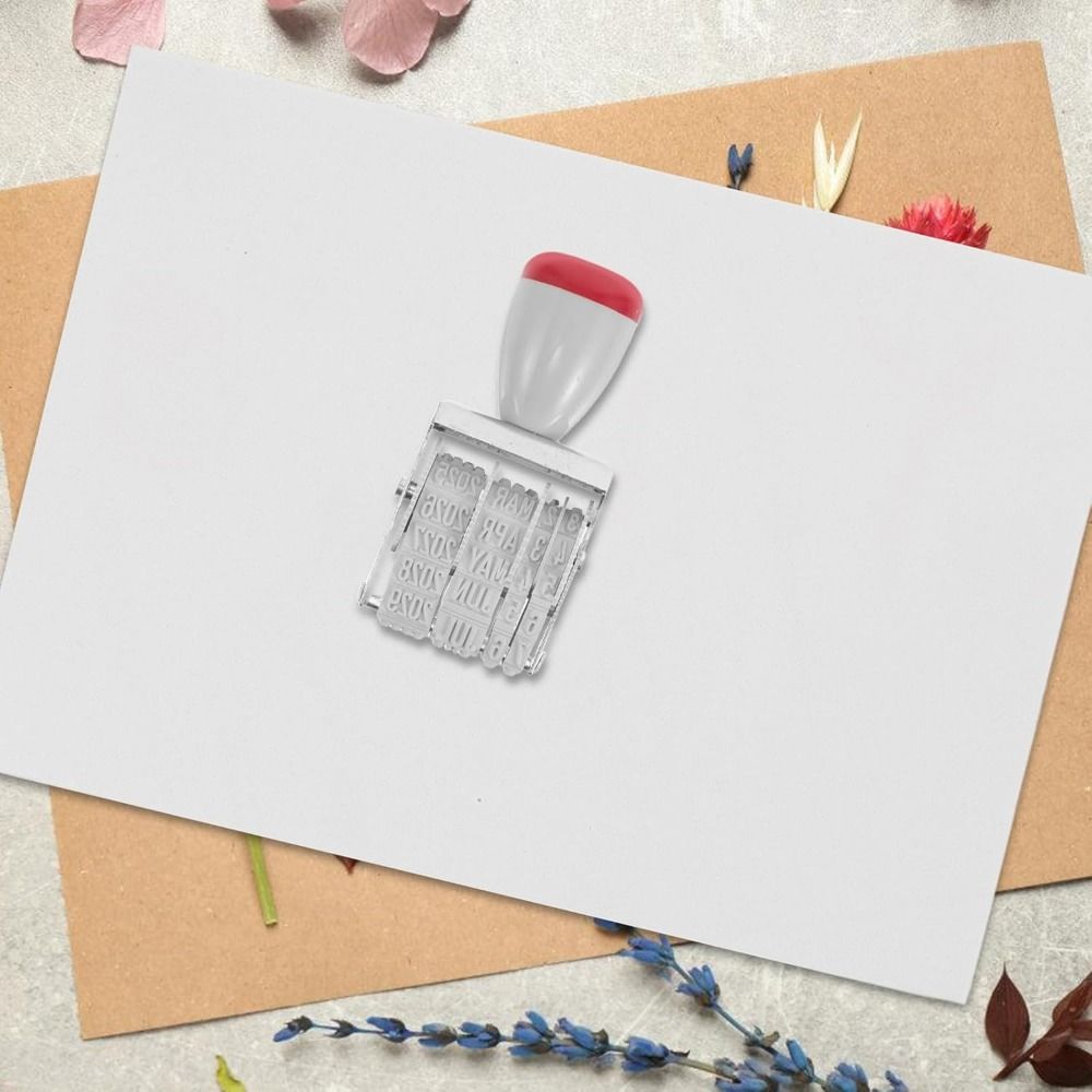 실용적인 디지털 날짜 휠 스탬프 조절 가능한 빈티지 자 - Self Inking Stamp 리뷰 및 가격