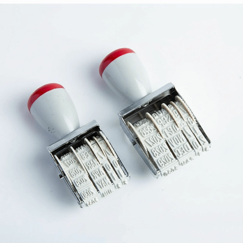 실용적인 디지털 날짜 휠 스탬프 조절 가능한 빈티지 자 - Self Inking Stamp 리뷰 및 가격