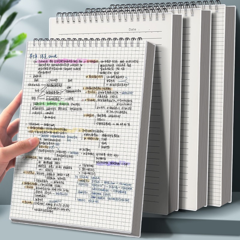 B5 노트 업턴드 코일북 작은 정사각형 노트 두꺼운 대 - Graph Paper Pad 리뷰 및 가격